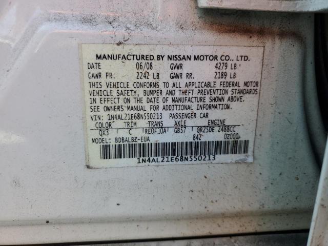 Photo 11 VIN: 1N4AL21E68N550213 - NISSAN ALTIMA 2.5 