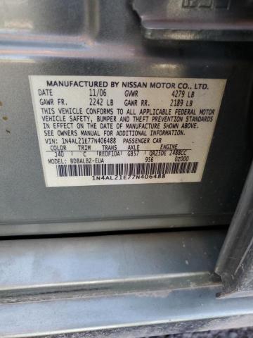 Photo 11 VIN: 1N4AL21E77N406488 - NISSAN ALTIMA 2.5 