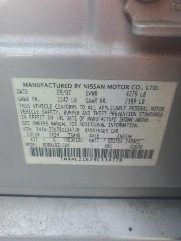 Photo 11 VIN: 1N4AL21E78C134778 - NISSAN ALTIMA 