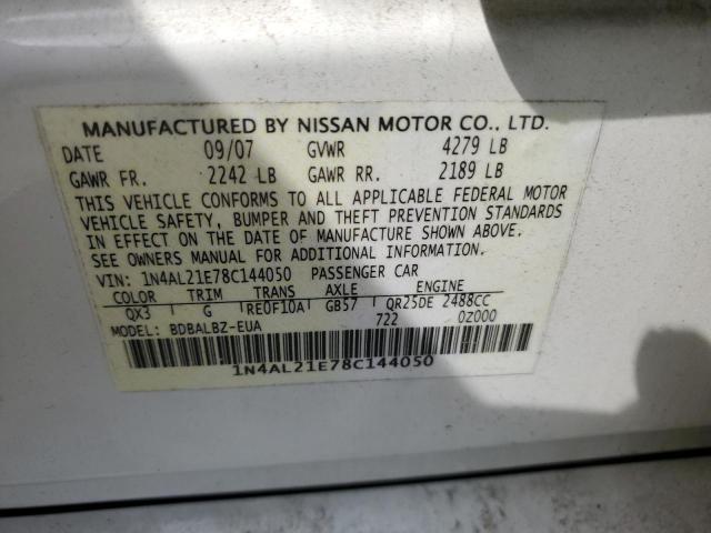 Photo 12 VIN: 1N4AL21E78C144050 - NISSAN ALTIMA 