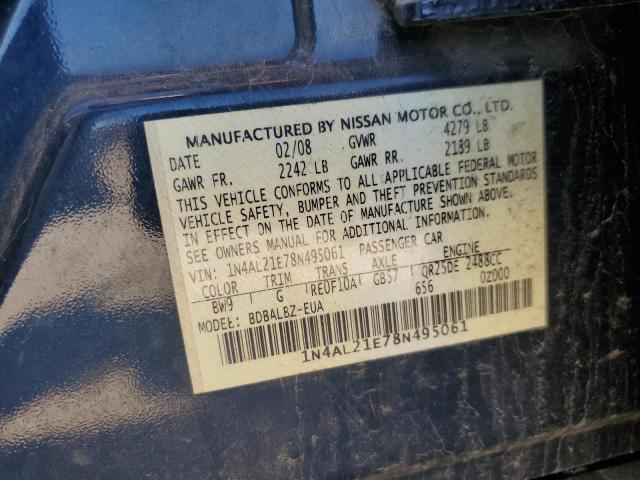 Photo 11 VIN: 1N4AL21E78N495061 - NISSAN ALTIMA 