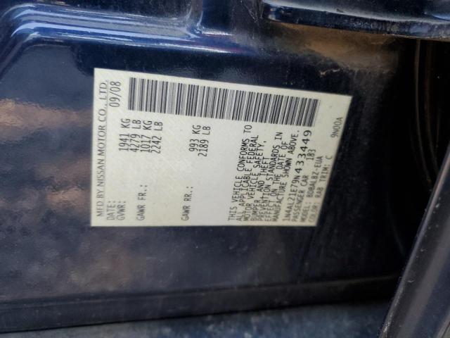 Photo 11 VIN: 1N4AL21E79N433449 - NISSAN ALTIMA 