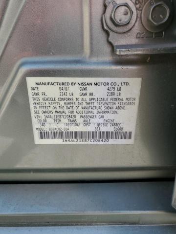 Photo 12 VIN: 1N4AL21E87C208420 - NISSAN ALTIMA 