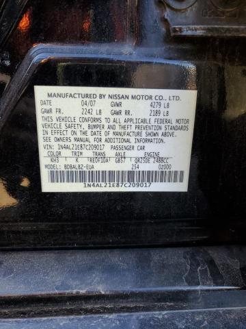 Photo 11 VIN: 1N4AL21E87C209017 - NISSAN ALTIMA 