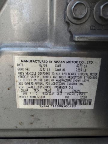 Photo 11 VIN: 1N4AL21E88N500493 - NISSAN ALTIMA 