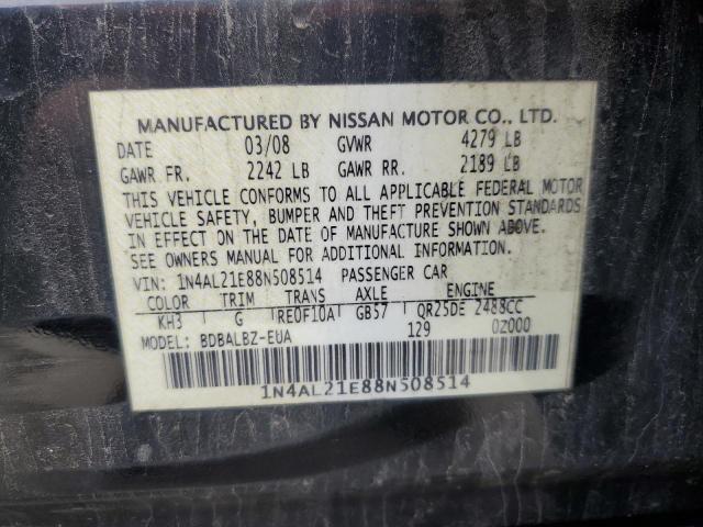 Photo 11 VIN: 1N4AL21E88N508514 - NISSAN ALTIMA 2.5 