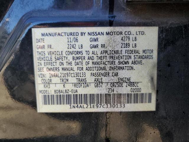 Photo 12 VIN: 1N4AL21E97C130133 - NISSAN ALTIMA 