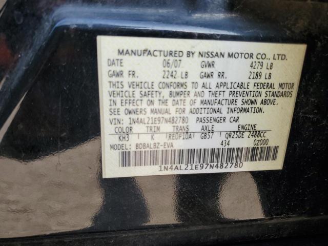 Photo 11 VIN: 1N4AL21E97N482780 - NISSAN ALTIMA 