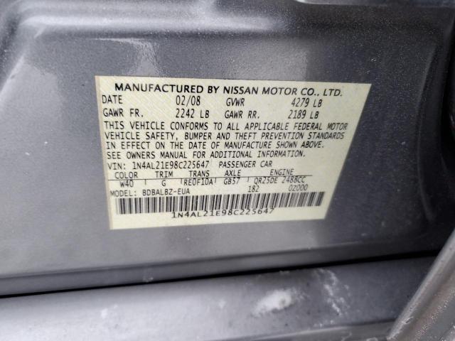 Photo 11 VIN: 1N4AL21E98C225647 - NISSAN ALTIMA 