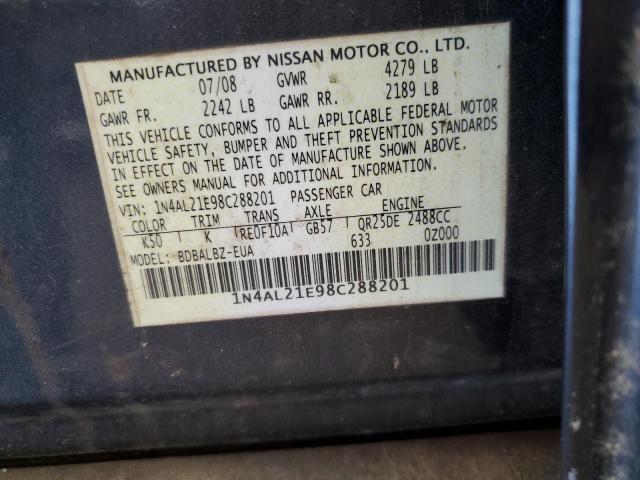 Photo 11 VIN: 1N4AL21E98C288201 - NISSAN ALTIMA 