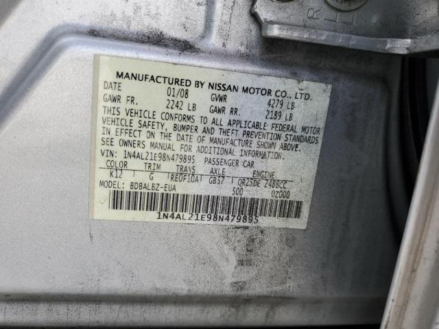 Photo 11 VIN: 1N4AL21E98N479895 - NISSAN ALTIMA 