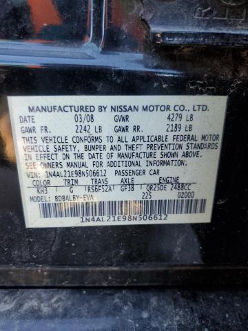 Photo 12 VIN: 1N4AL21E98N506612 - NISSAN ALTIMA 