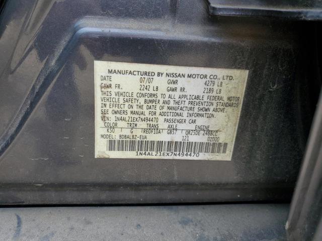 Photo 11 VIN: 1N4AL21EX7N494470 - NISSAN ALTIMA 