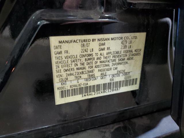 Photo 12 VIN: 1N4AL21EX8C128487 - NISSAN ALTIMA 