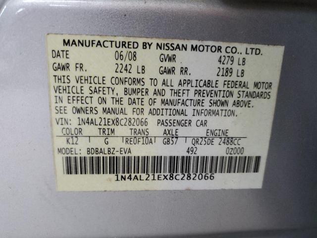 Photo 11 VIN: 1N4AL21EX8C282066 - NISSAN ALTIMA 2.5 