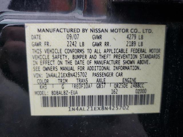 Photo 11 VIN: 1N4AL21EX8N425702 - NISSAN ALTIMA 