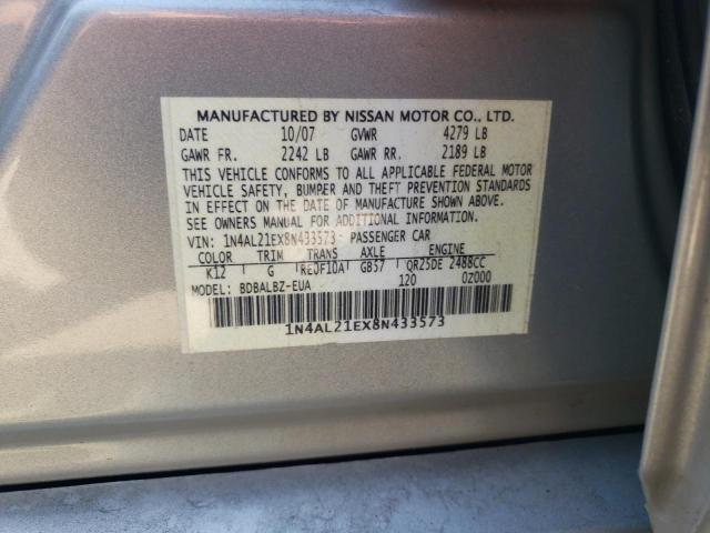 Photo 11 VIN: 1N4AL21EX8N433573 - NISSAN ALTIMA 