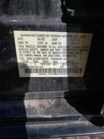 Photo 11 VIN: 1N4AL21EX8N526500 - NISSAN ALTIMA 