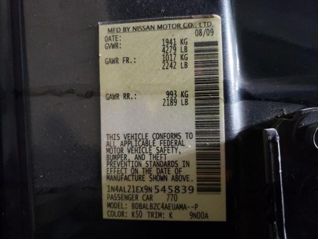 Photo 11 VIN: 1N4AL21EX9N545839 - NISSAN ALTIMA 2.5 