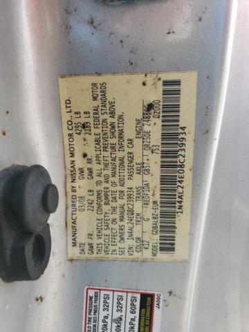 Photo 11 VIN: 1N4AL24E08C239934 - NISSAN ALTIMA 2.5 