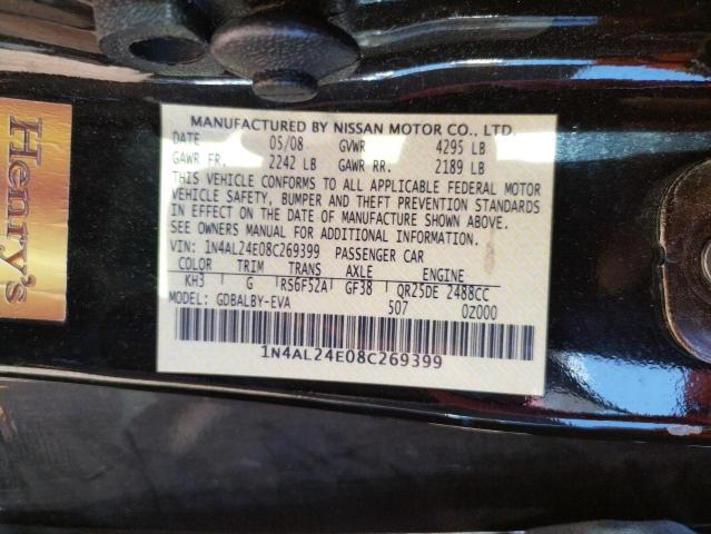 Photo 11 VIN: 1N4AL24E08C269399 - NISSAN ALTIMA 2.5 