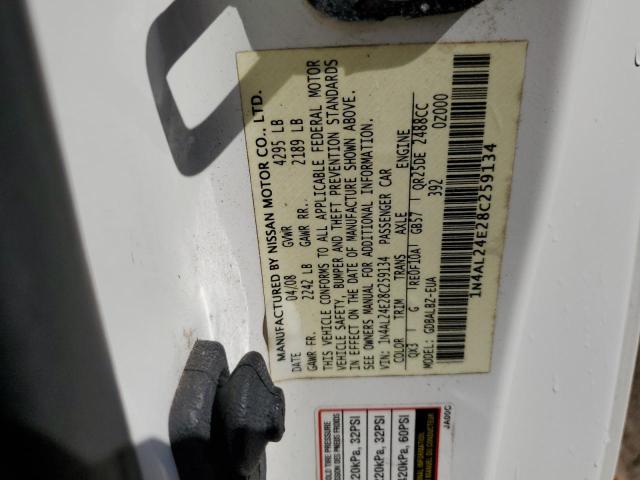 Photo 11 VIN: 1N4AL24E28C259134 - NISSAN ALTIMA 2.5 