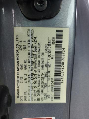 Photo 11 VIN: 1N4AL24E28C268724 - NISSAN ALTIMA 