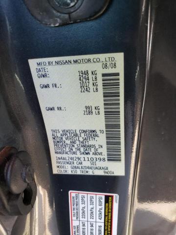 Photo 11 VIN: 1N4AL24E29C110398 - NISSAN ALTIMA 