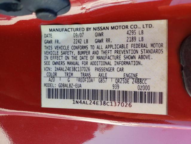 Photo 11 VIN: 1N4AL24E38C137026 - NISSAN ALTIMA 