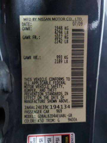 Photo 11 VIN: 1N4AL24E39C194134 - NISSAN ALTIMA 2.5 