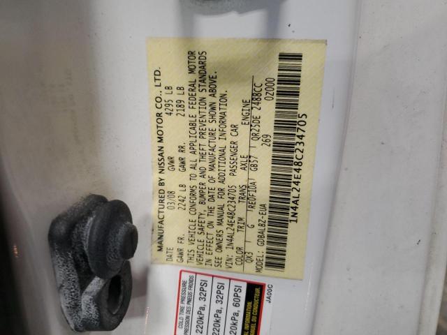 Photo 12 VIN: 1N4AL24E48C234705 - NISSAN ALTIMA 