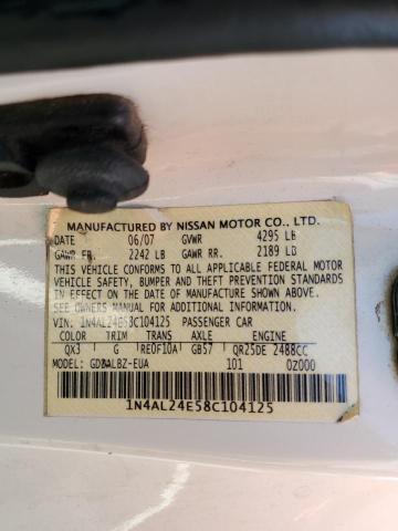 Photo 11 VIN: 1N4AL24E58C104125 - NISSAN ALTIMA 