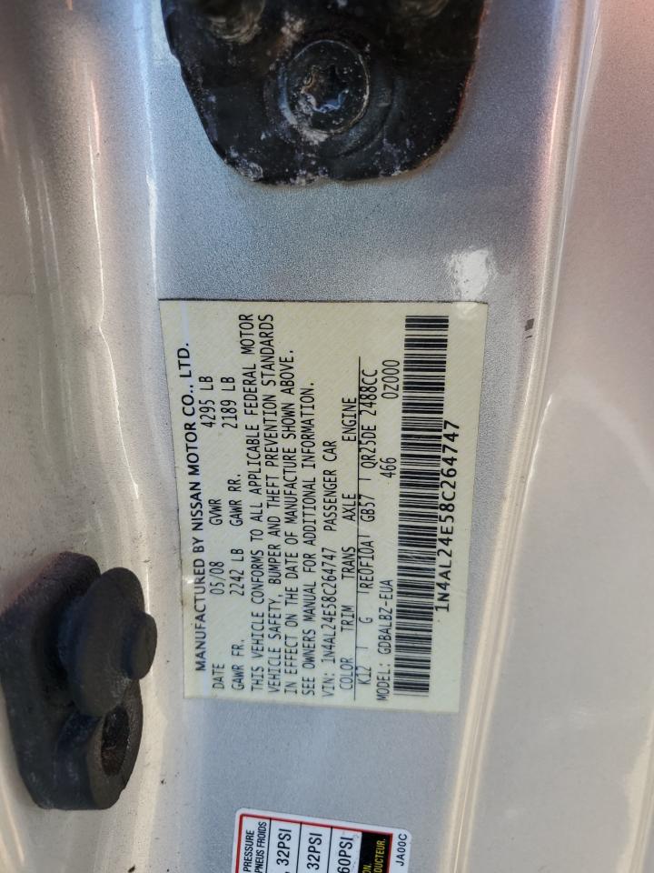 Photo 11 VIN: 1N4AL24E58C264747 - NISSAN ALTIMA 