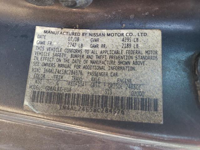 Photo 12 VIN: 1N4AL24E58C284576 - NISSAN ALTIMA 2.5 