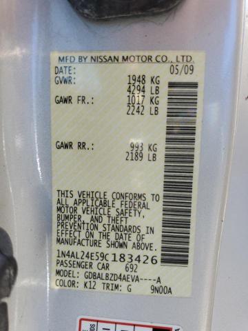 Photo 11 VIN: 1N4AL24E59C183426 - NISSAN ALTIMA 