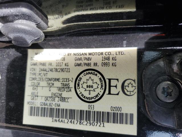 Photo 11 VIN: 1N4AL24E78C290721 - NISSAN ALTIMA 