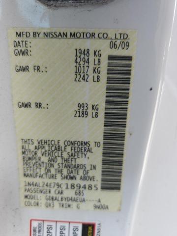 Photo 11 VIN: 1N4AL24E79C189485 - NISSAN ALTIMA 