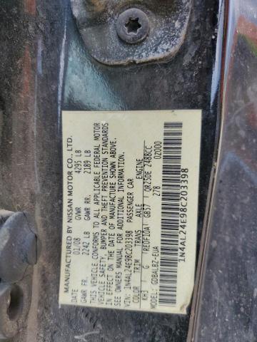 Photo 11 VIN: 1N4AL24E98C203398 - NISSAN ALTIMA 