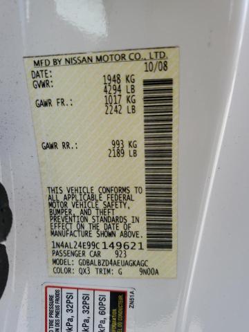 Photo 12 VIN: 1N4AL24E99C149621 - NISSAN ALTIMA 