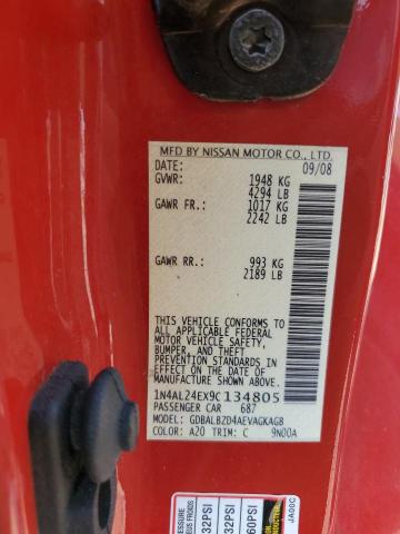 Photo 11 VIN: 1N4AL24EX9C134805 - NISSAN ALTIMA 2.5 