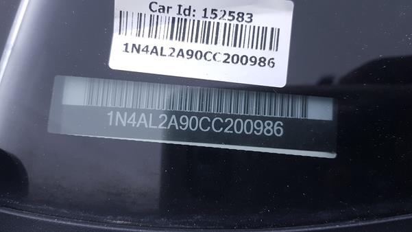 Photo 2 VIN: 1N4AL2A90CC200986 - NISSAN ALTIMA 