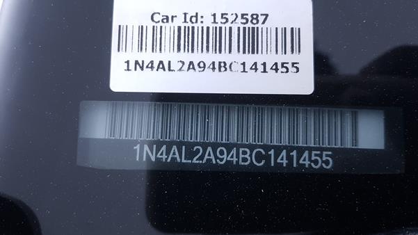 Photo 2 VIN: 1N4AL2A94BC141455 - NISSAN ALTIMA 