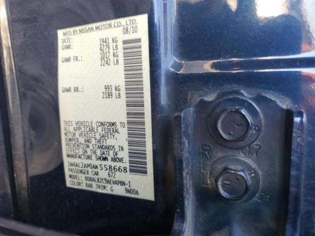 Photo 11 VIN: 1N4AL2AP0AN558668 - NISSAN ALTIMA BAS 