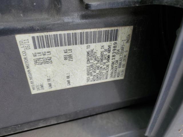 Photo 11 VIN: 1N4AL2AP0BC183989 - NISSAN ALTIMA BAS 