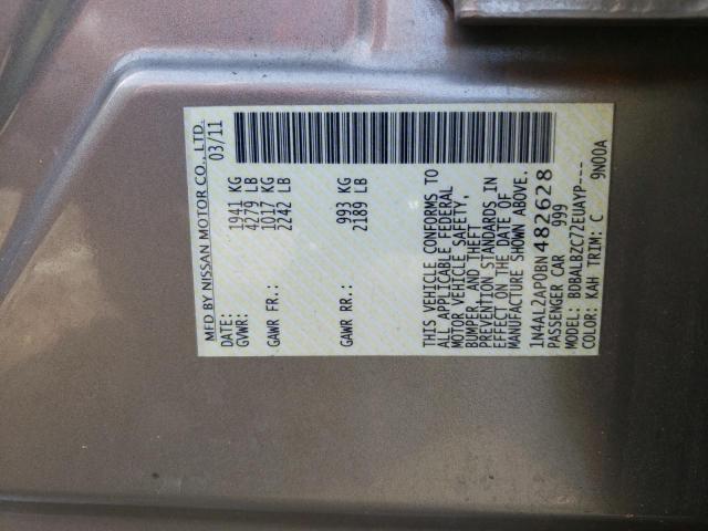 Photo 9 VIN: 1N4AL2AP0BN482628 - NISSAN ALTIMA BAS 