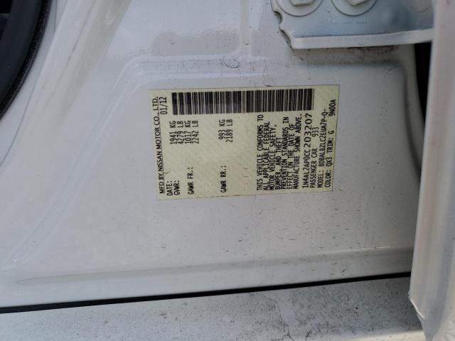 Photo 11 VIN: 1N4AL2AP0CC203207 - NISSAN ALTIMA BAS 