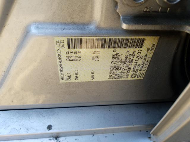 Photo 9 VIN: 1N4AL2AP0CN412032 - NISSAN ALTIMA BAS 