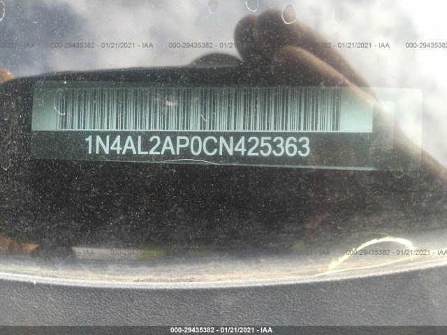 Photo 8 VIN: 1N4AL2AP0CN425363 - NISSAN ALTIMA 