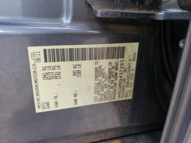 Photo 9 VIN: 1N4AL2AP0CN437285 - NISSAN ALTIMA BAS 