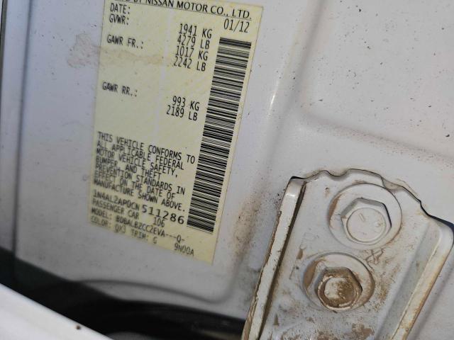 Photo 9 VIN: 1N4AL2AP0CN511286 - NISSAN ALTIMA BAS 